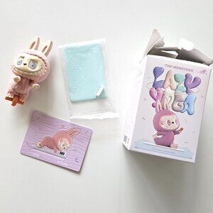 THE MONSTERS Lazy Yoga Series Figures labubu vinyl figurine - Ab Roller